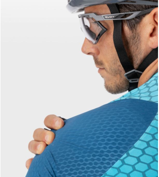MAGLIA MC R-EV1 - VELOCITY G+ PETROLIO-TURCHESE