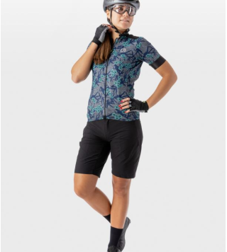 PANTALONE S/B DONNA OFF-ROAD GRAVEL SIERRA NERO
