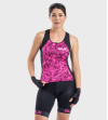 ALE TOP DONNA SOLID TRIANGLE ROSA FLUO