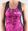 ALE TOP DONNA SOLID TRIANGLE ROSA FLUO