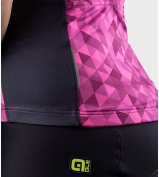 ALE TOP DONNA SOLID TRIANGLE ROSA FLUO