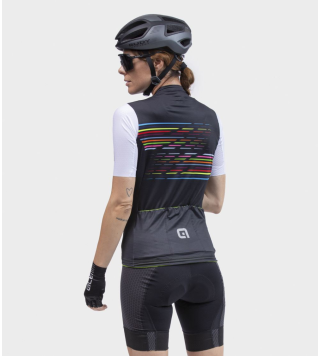 ALE MAGLIA M/C DONNA PRS LOGO NERO