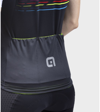 ALE MAGLIA M/C DONNA PRS LOGO NERO