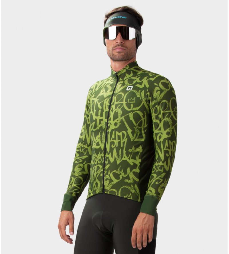ALE MAGLIA SOLID RIDE VERDE-NERO UOMO