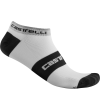 CASTELLI LOWBOY SOCK WHITE BLACK