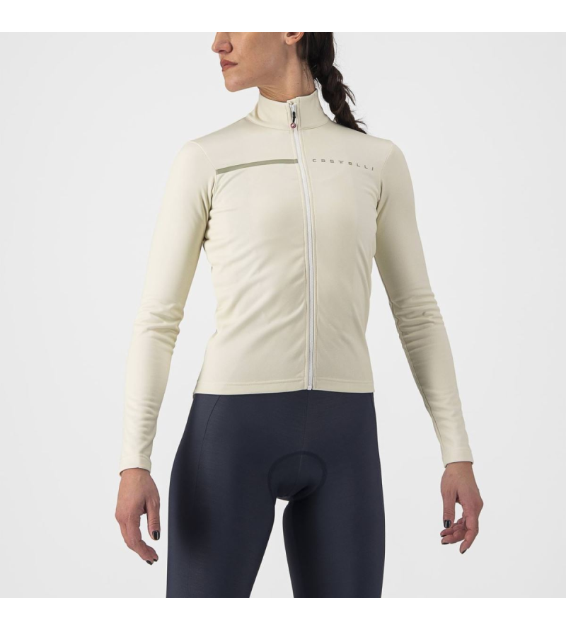 CASTELLI SINERGIA 2 JERSEY FZ CHALK/GREEN TEA