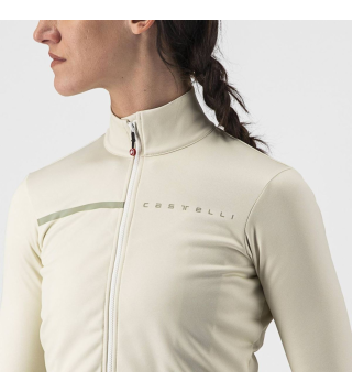 CASTELLI SINERGIA 2 JERSEY FZ CHALK/GREEN TEA