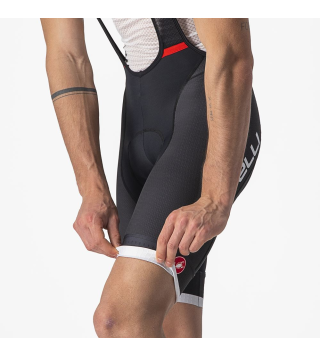 CASTELLI COMPETIZIONE KIT BIB BLACK SILVER GRAY