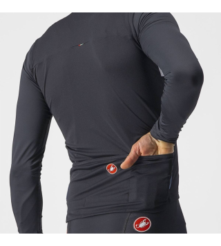 CASTELLI PROLOGO 7 LS JERSEY LIGHT BLACK SILBVER GREY IVORY