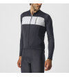 CASTELLI PROLOGO 7 LS JERSEY LIGHT BLACK SILBVER GREY IVORY
