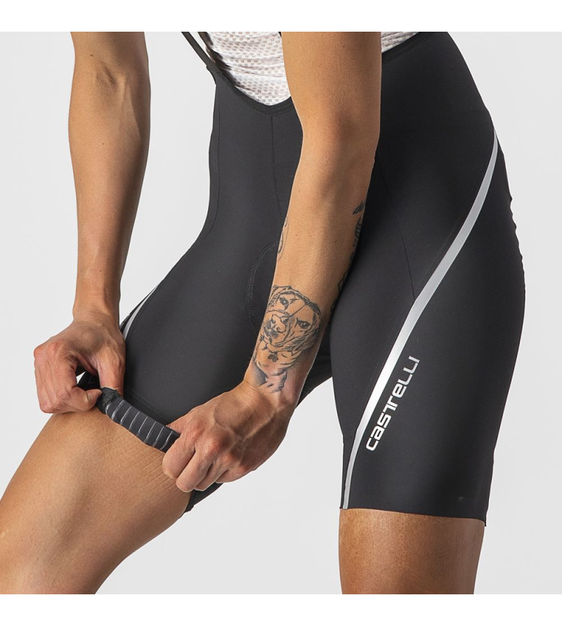 CASTELLI VELOCISSIMA 3 BIB BLACK SILVER