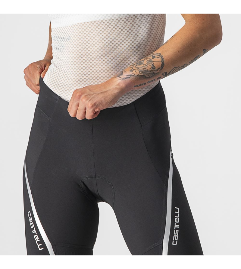 CASTELLI VELOCISSIMA 3 SHORT BLACK SILVER