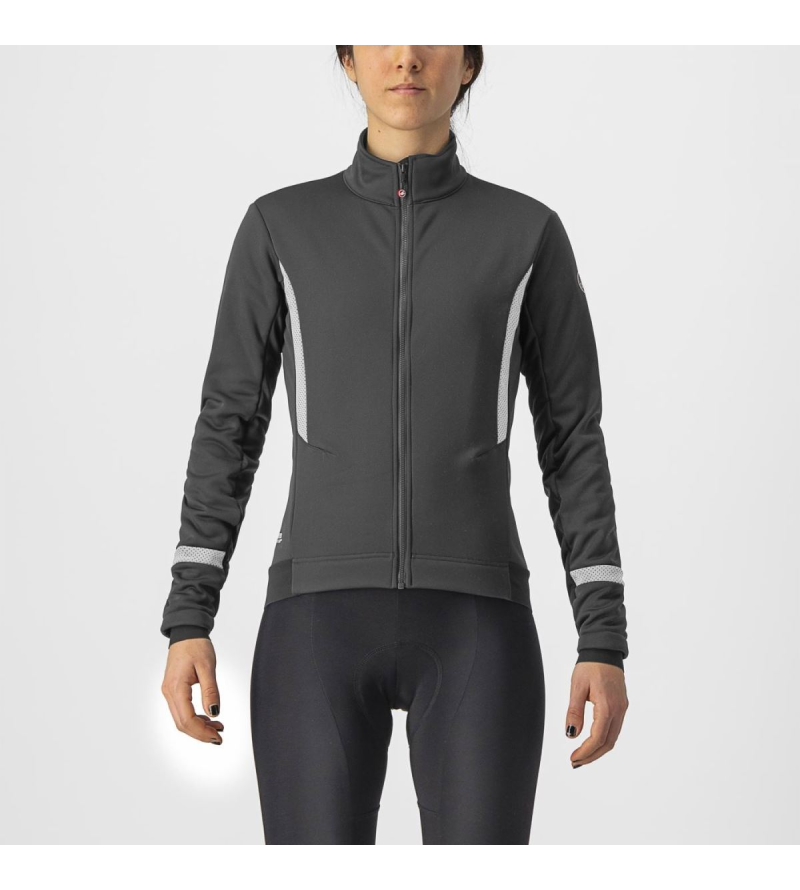 CASTELLI DINAMICA 2 JACKET LIGHT BLACK/WHITE REFLEX