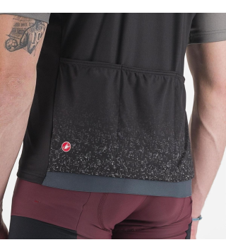 CASTELLI UNLIMITED ENTRATA JERSEY GUNMETAL GREY BLACK