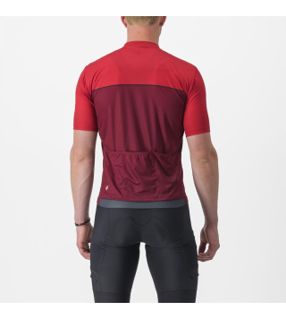 CASTELLI UNLIMITED ENTRATA JERSEY DARK RED BORDEAUX