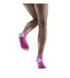 CEP ULTRALIGHT LOW CUT SOCKS W PINK LIGHT GREY