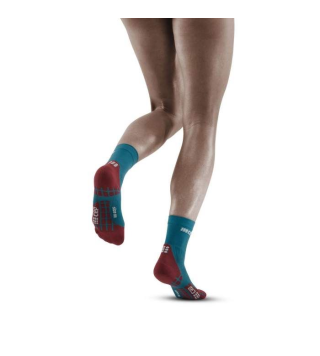 CEPULTRALIGHT SHORT SOCKS W PETROL DARK RED