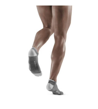 CEP ULTRALIGHT NO SHOW SOCKS GREY LIGHT GREY