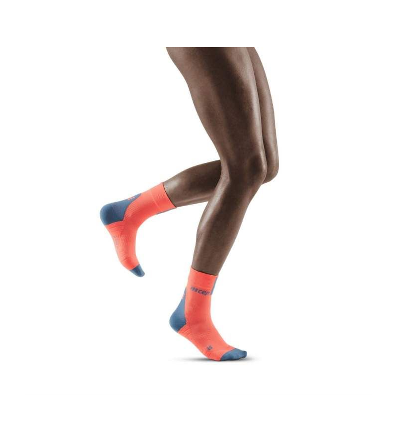 CEP SHORT SOCKS WOMEN CORAL GREY