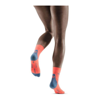 CEP SHORT SOCKS WOMEN CORAL GREY