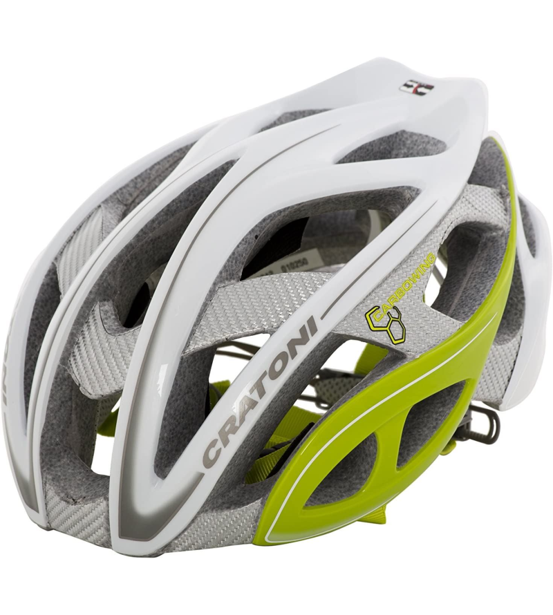 CRATONI CASCO TERRON WHITE SILVER LIME GLOSSY