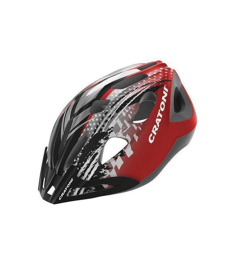 CRATONY CASCO SIRON YOUTH BLACK RED GLOSSY