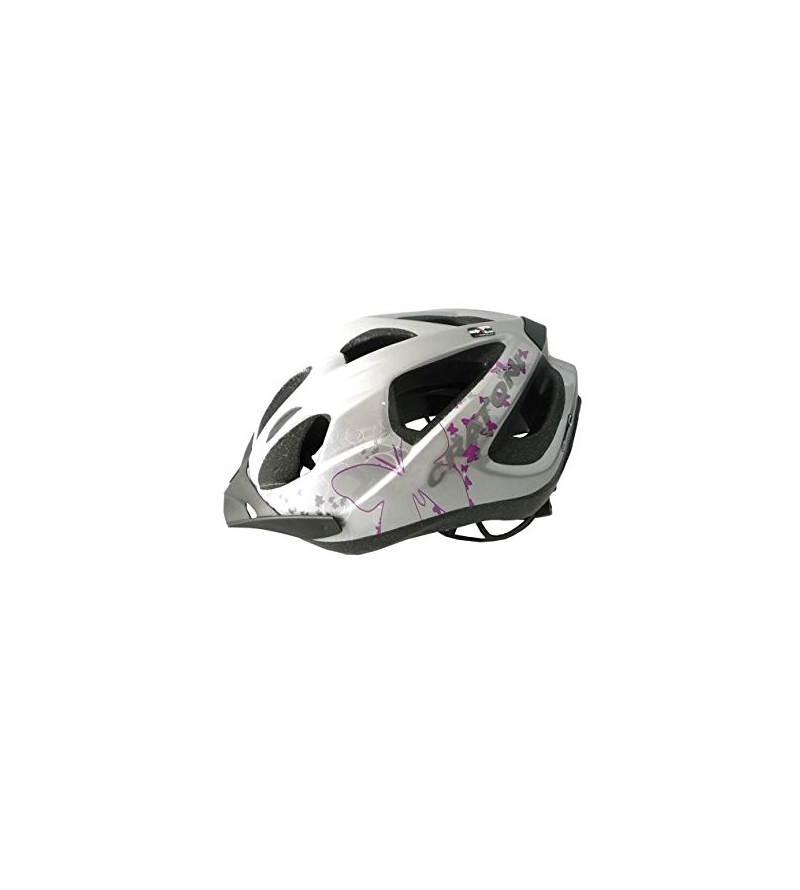 CRATONI CASCO C-BASE KID WHITE PINK GLOSSY