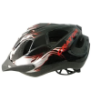 CRATONI CASCO C-BASE KID BLACK SILVER RED GLOSSY