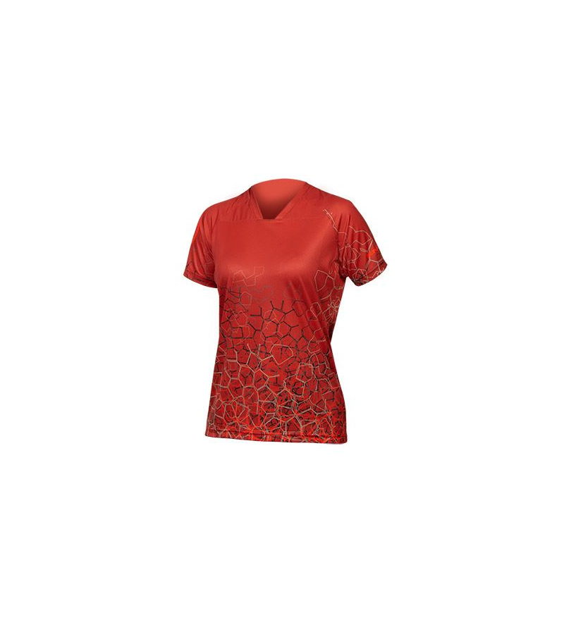ENDURA SINGLETRACK W PRINT T LIMITED CAYENNE