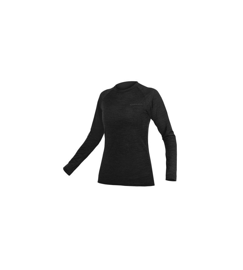 ENDURA BAABAA BLEND L/S  WMS BASE LAYER BLACK