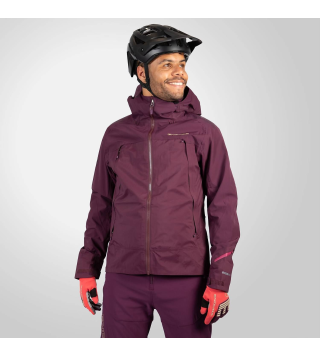 ENDURA MT500 WATERPROOF JKT II AUBERGINE