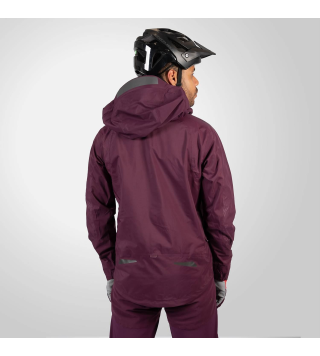 ENDURA MT500 WATERPROOF JKT II AUBERGINE
