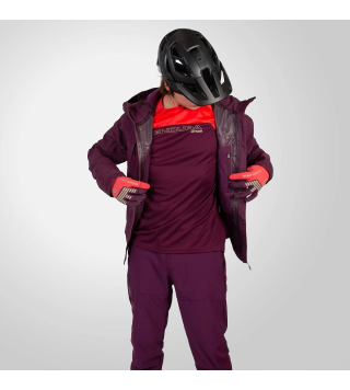 ENDURA MT500 WATERPROOF JKT II AUBERGINE