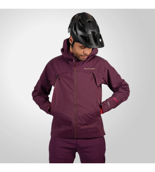 ENDURA MT500 WATERPROOF JKT II AUBERGINE