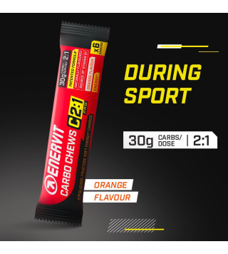 ENERVIT C2:1 CARBO CHEWS 1X34g