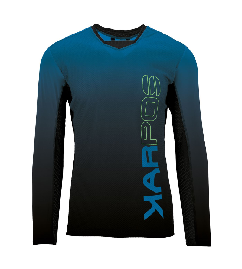 KARPOS JUMP JERSEY LS OUTER BLACK INDAGO GREEN