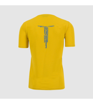 KARPOS VAL FEDERIA TEE LEMON CURRY PRINT
