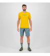 KARPOS VAL FEDERIA TEE LEMON CURRY PRINT