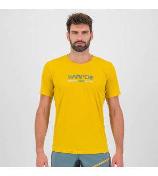 KARPOS VAL FEDERIA TEE LEMON CURRY PRINT