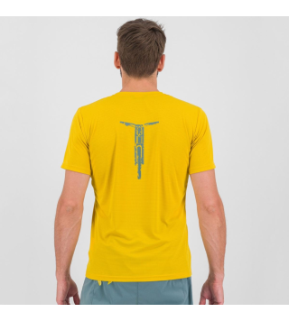 KARPOS VAL FEDERIA TEE LEMON CURRY PRINT
