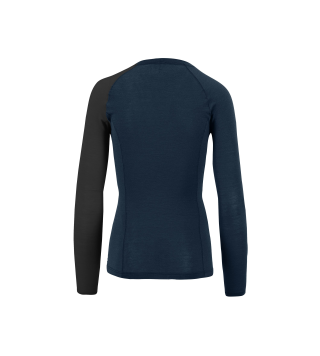 KARPOS DINAMICO MERINO 130 JERSEY LS DONNA MIDNIGHT BLACK