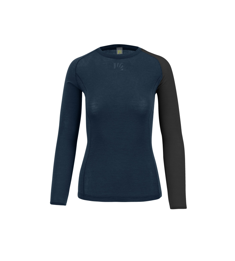 KARPOS DINAMICO MERINO 130 JERSEY LS DONNA MIDNIGHT BLACK