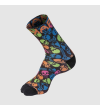 KARPOS GREEN FIRE SOCKS BLACK MULTICOLOR