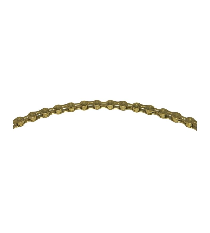 KMC CATENA X10EL EXTRALIGHT 10V 114 MAGLIE ORO