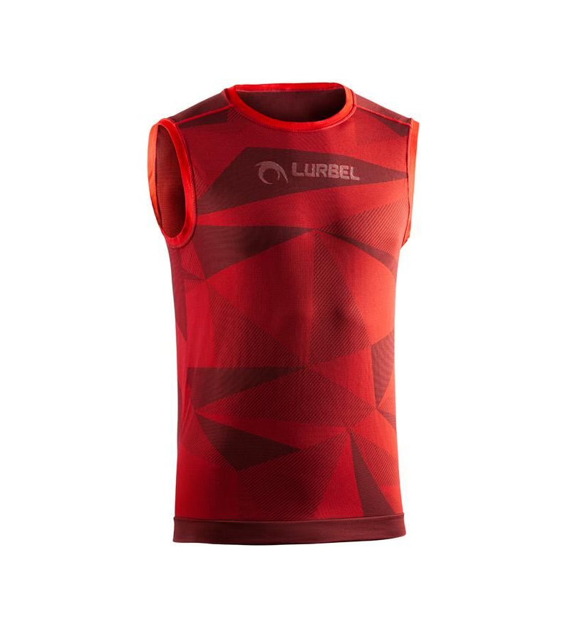 LURBEL SAMBA SINGLET RED BLACK
