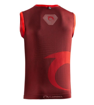 LURBEL SAMBA SINGLET RED BLACK