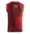 LURBEL SAMBA SINGLET RED BLACK