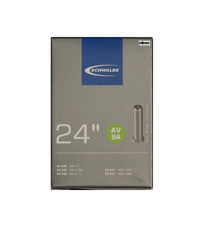 SCHWALBE CAMERA D'ARIA 24" AV9A VALVOLA 40MM
