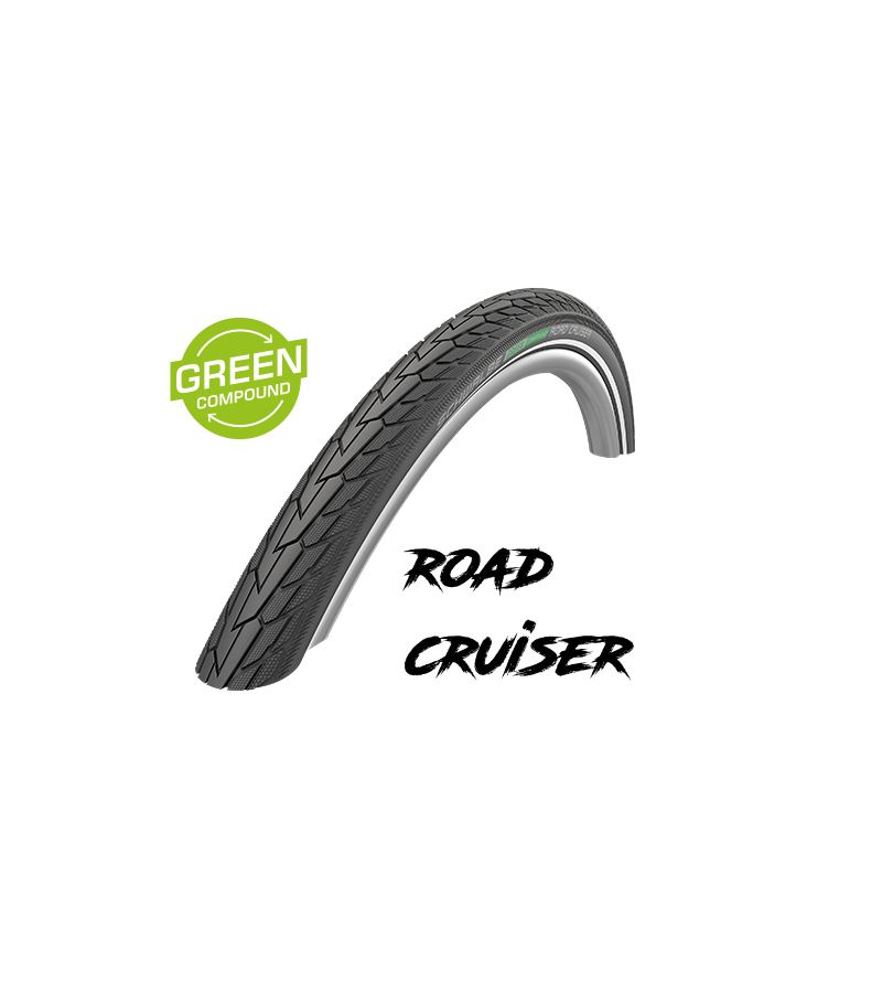 SCHWALBE ROAD CRUISER 16X1.75 47-305 HS484, KG, GRG, TWIN, NERO
