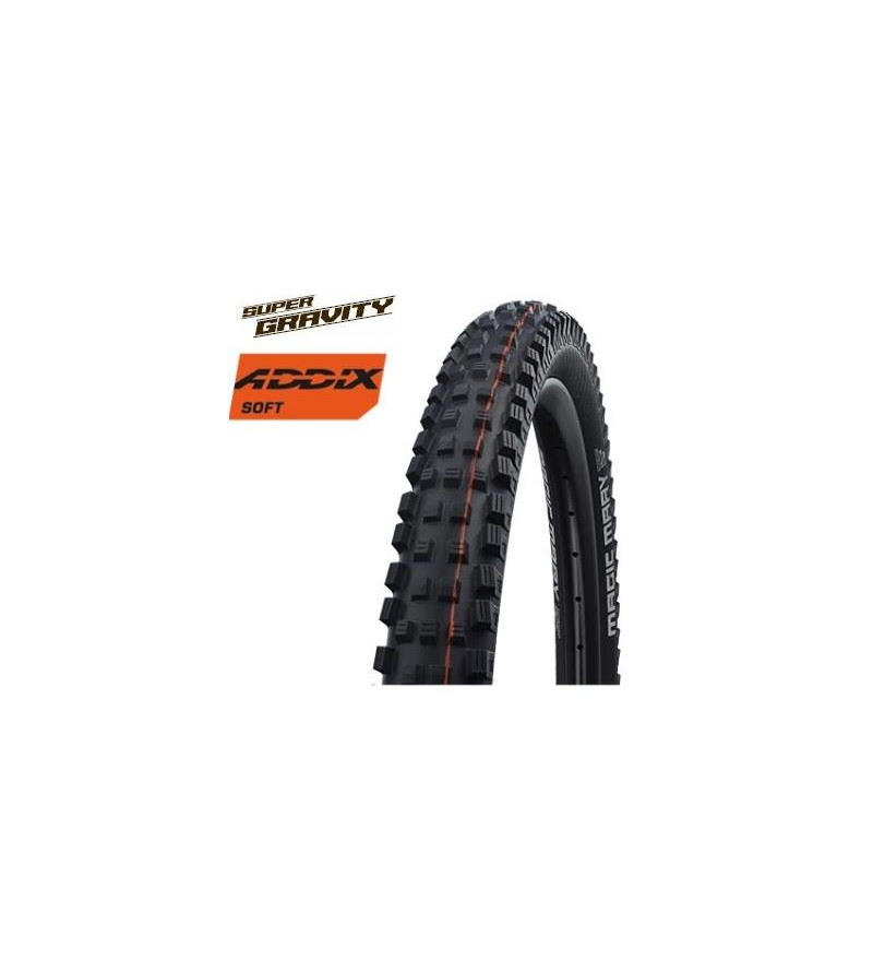 SCHWALBE MACIC MARY 27.5X2.40 62-584 HS447, EVO, SGRAVITY, TLE, ADDIX SOFT, BLACK
